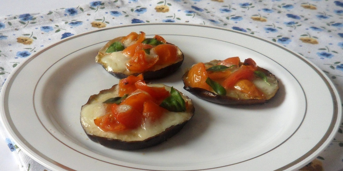 Pizzette di melanzane Pizzette di melanzane