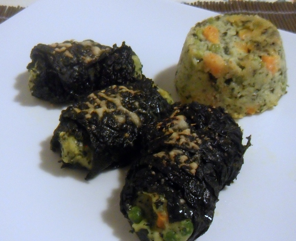 Involtini di cavolo con verdure Involtini di cavolo con verdure